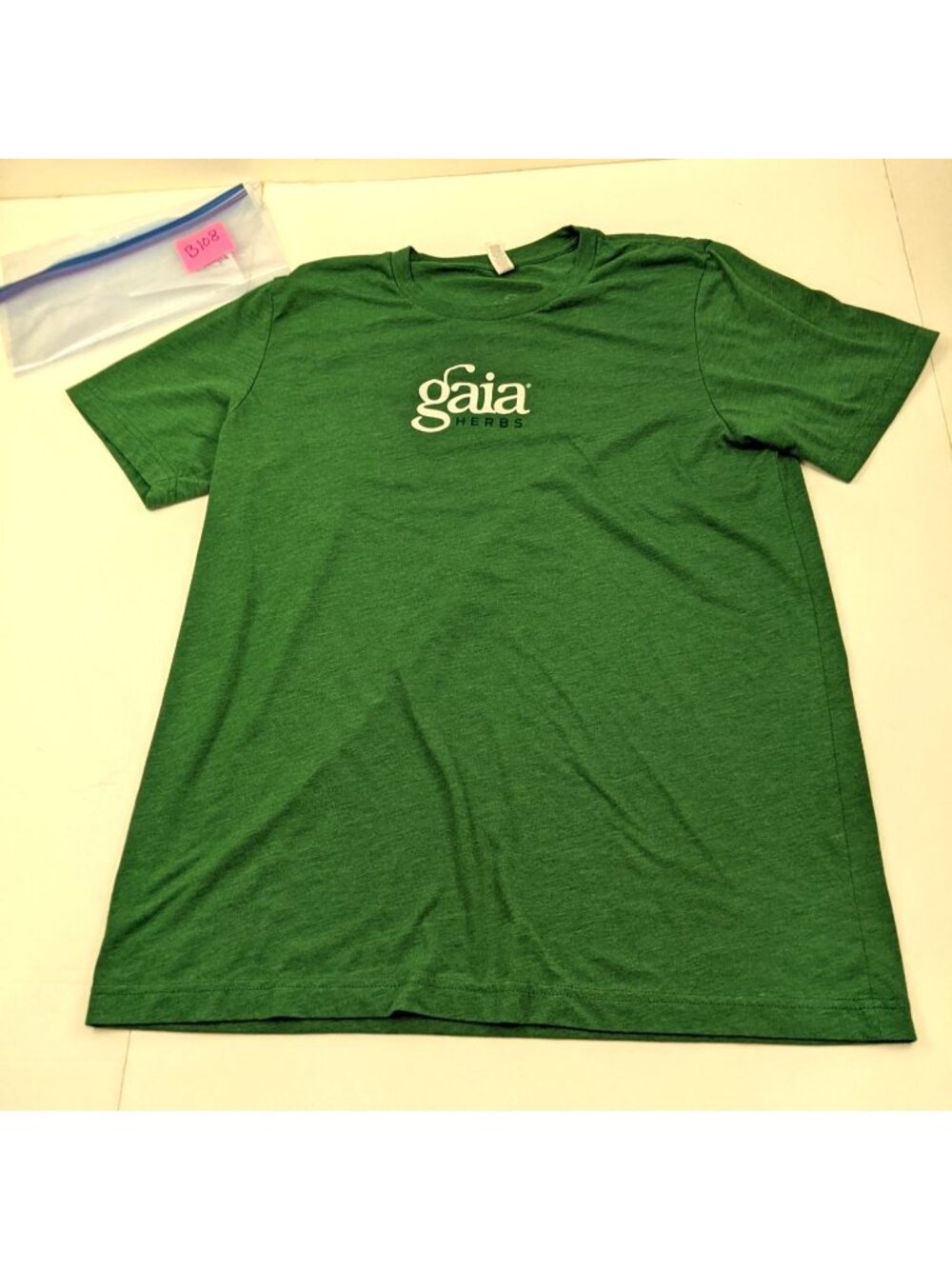 Canvas Gaia Green Large Short Sleeve T-shirt 11f - Picture 7 of 7